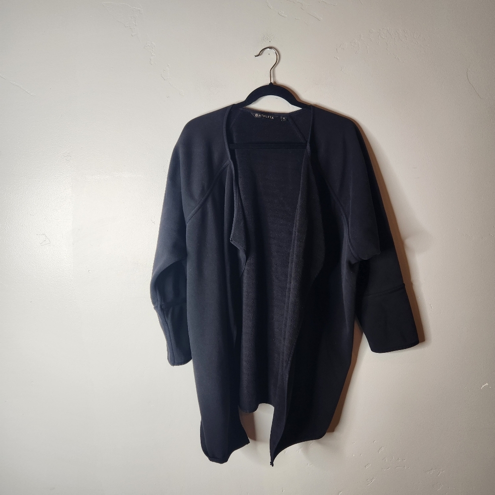 ATHLETA Cozy Karma Wrap Cardigan Sweater Jacket Size Medium - Picture 2 of 7
